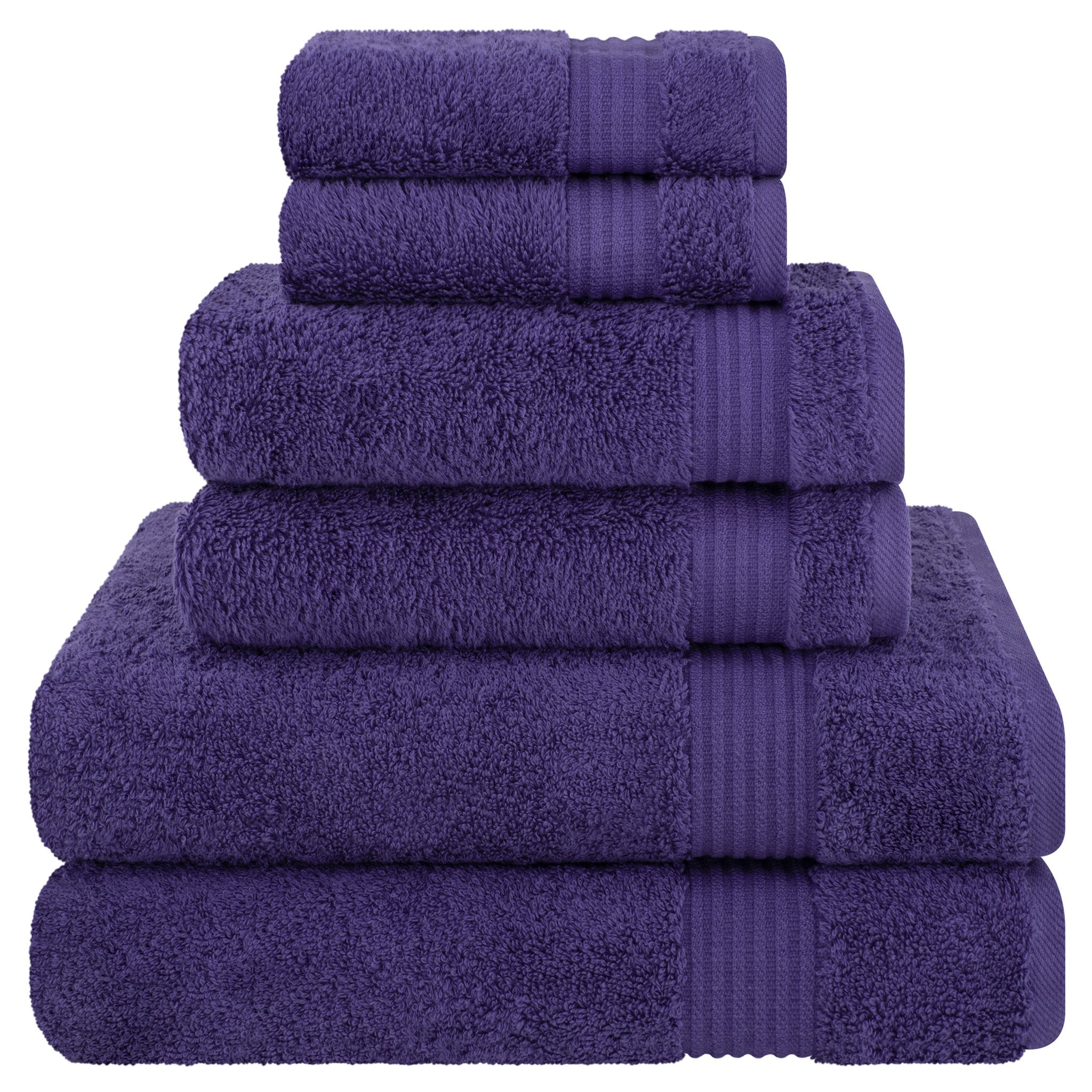American Soft Linen Bekos 100% Cotton Turkish Towels 6 Piece Bath Towel Set with 18 Different Colors