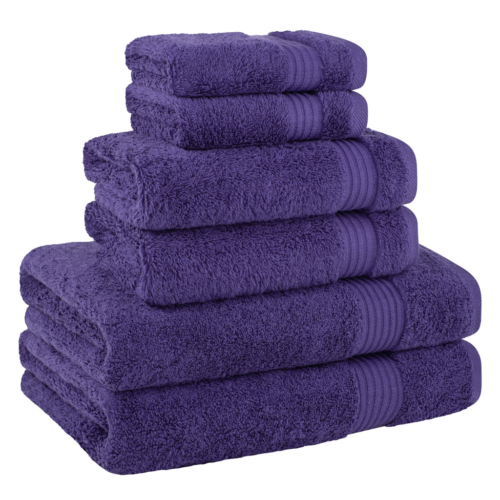 American Soft Linen Bekos 100% Cotton Turkish Towels 6 Piece Bath Towel Set with 18 Different Colors