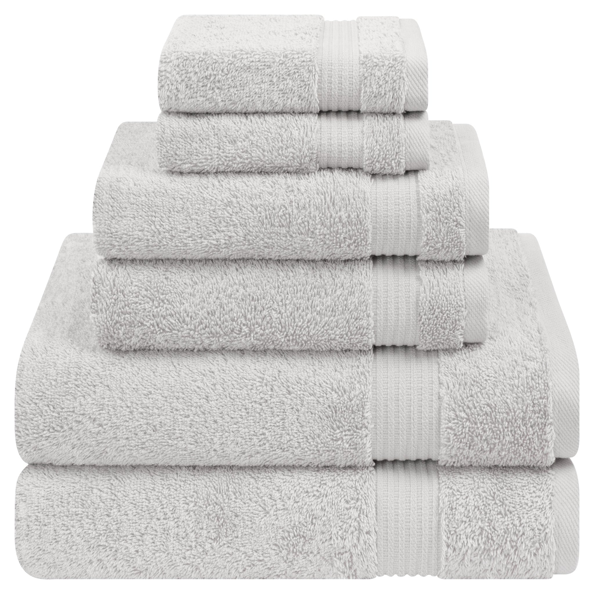 American Soft Linen Bekos 100% Cotton Turkish Towels 6 Piece Bath Towel Set with 18 Different Colors