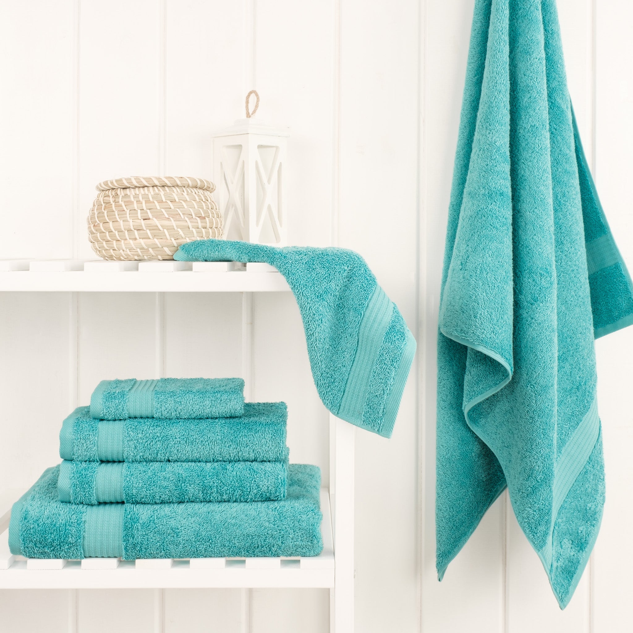 American Soft Linen Bekos 100% Cotton Turkish Towels 6 Piece Bath Towel Set with 18 Different Colors