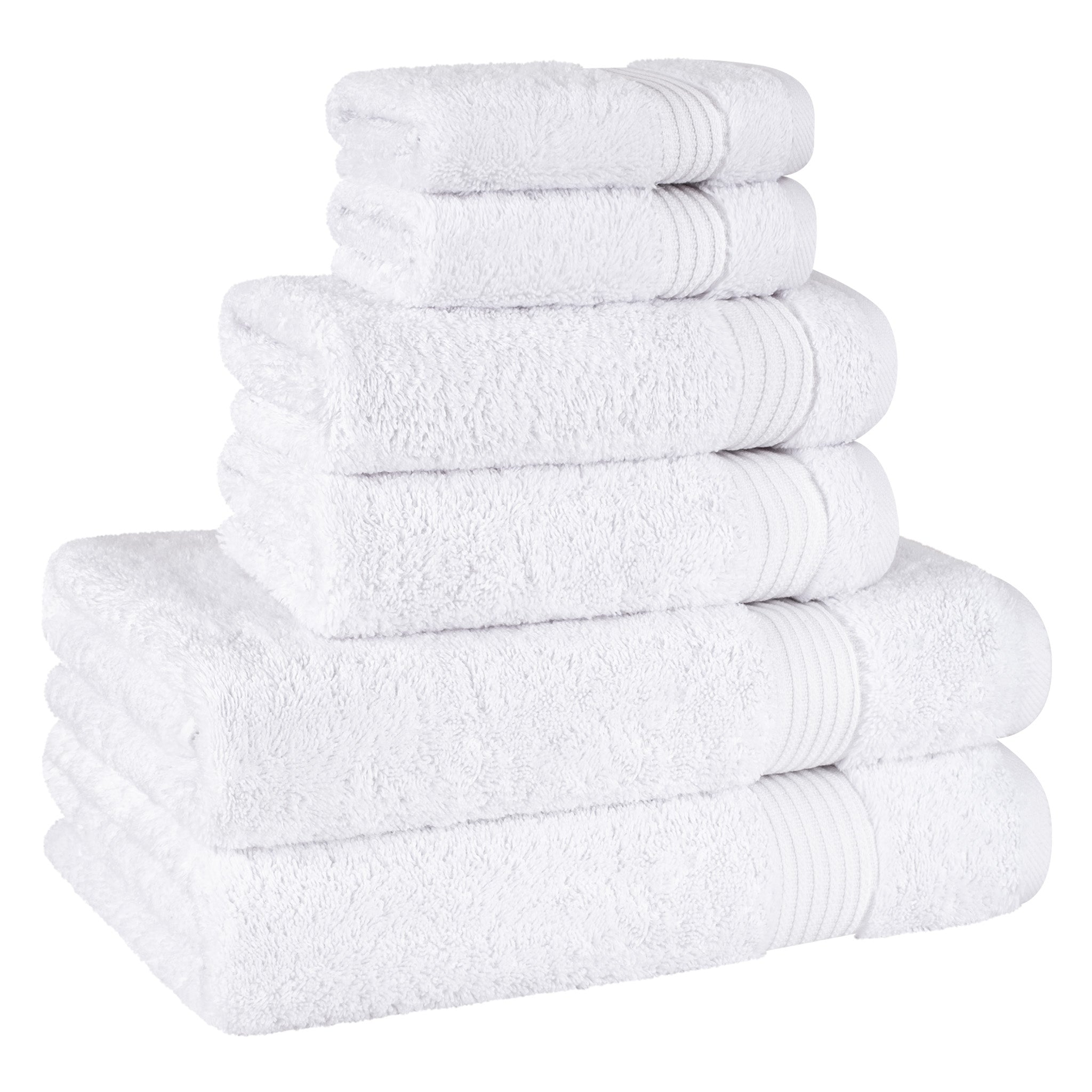 American Soft Linen Bekos 100% Cotton Turkish Towels 6 Piece Bath Towel Set with 18 Different Colors