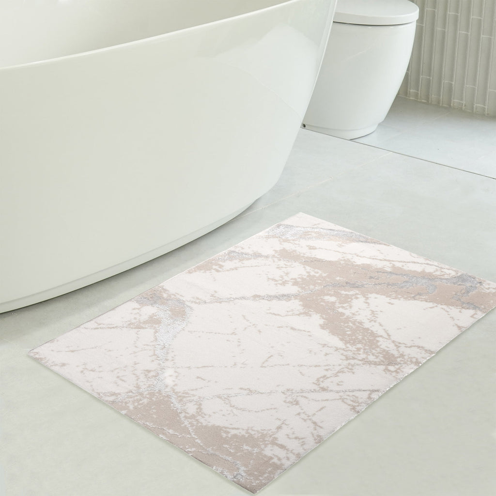 American Soft Linen Emest Bath Rug – 24"x36" Decorative Premium Cotton Bath Mats for Bathroom