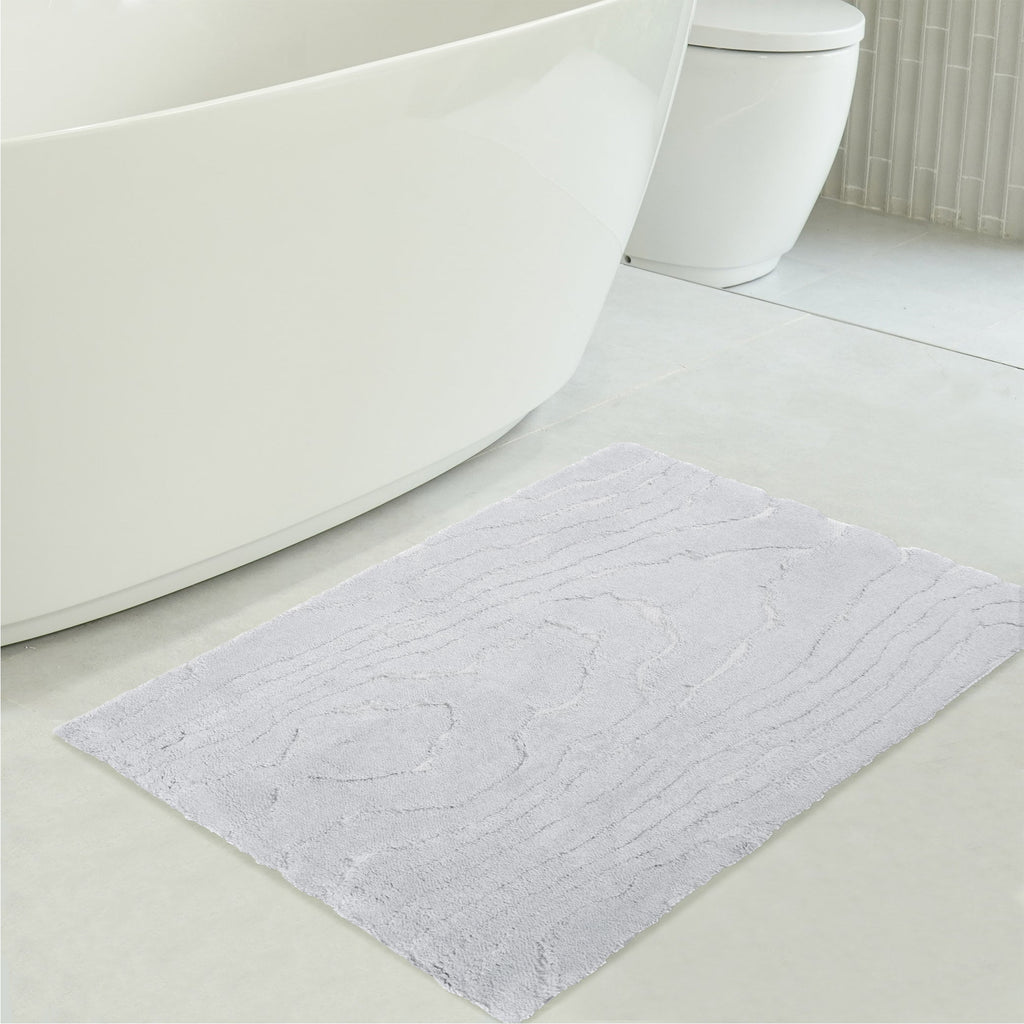 American Soft Linen Lovi Bath Rug – 21"x34" Premium Cotton, Non-Slip Design - Bath Mats for Bathroom