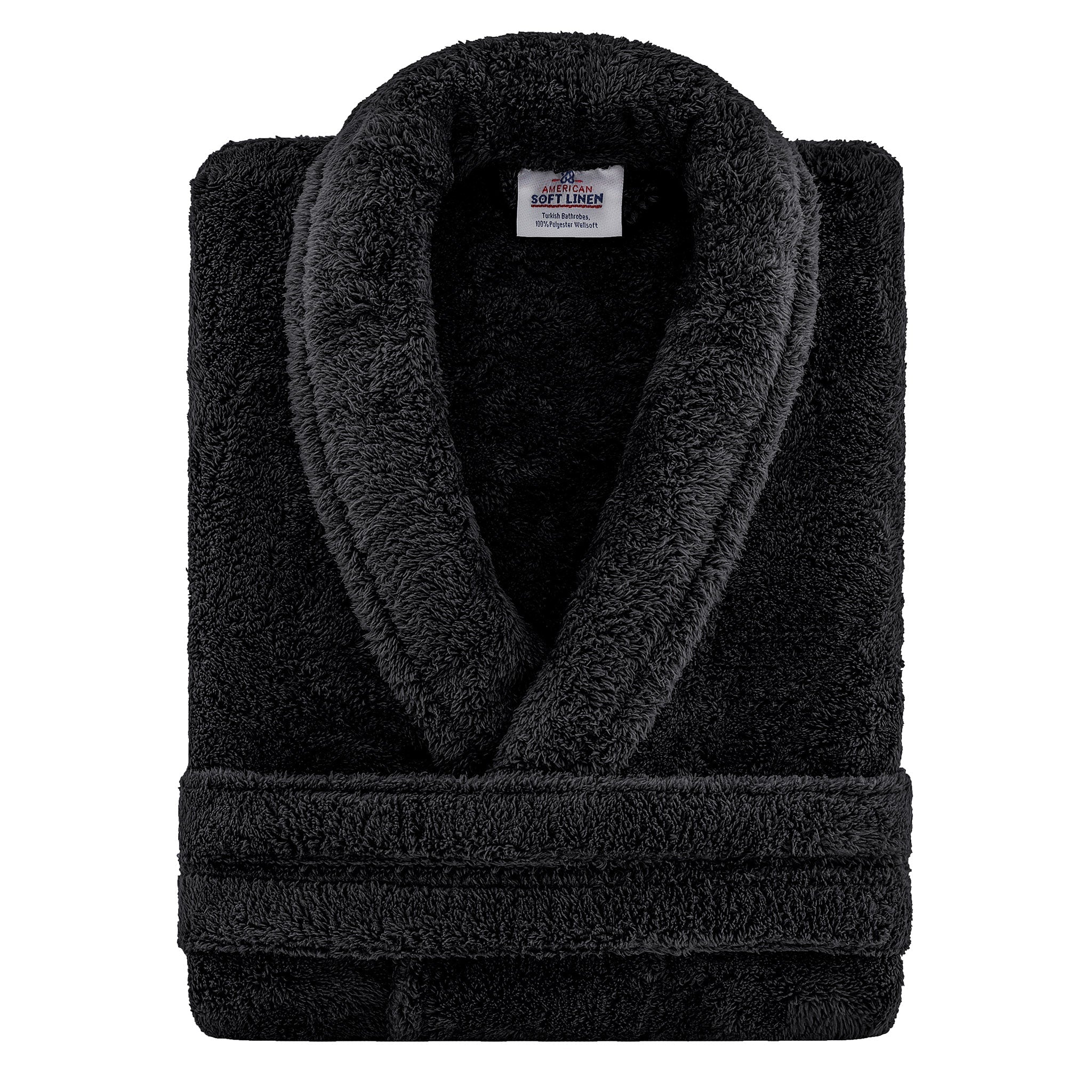 American Soft Linen Unisex Fleece Bathrobe, Super Soft, Absorbent and Fluffy - Wholesale