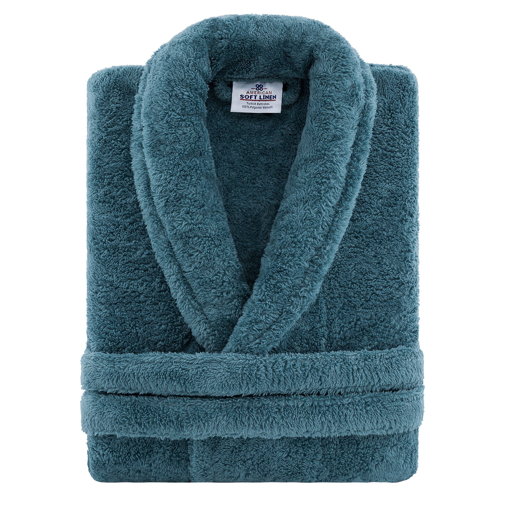 American Soft Linen Unisex Fleece Bathrobe, Super Soft, Absorbent and Fluffy - Wholesale
