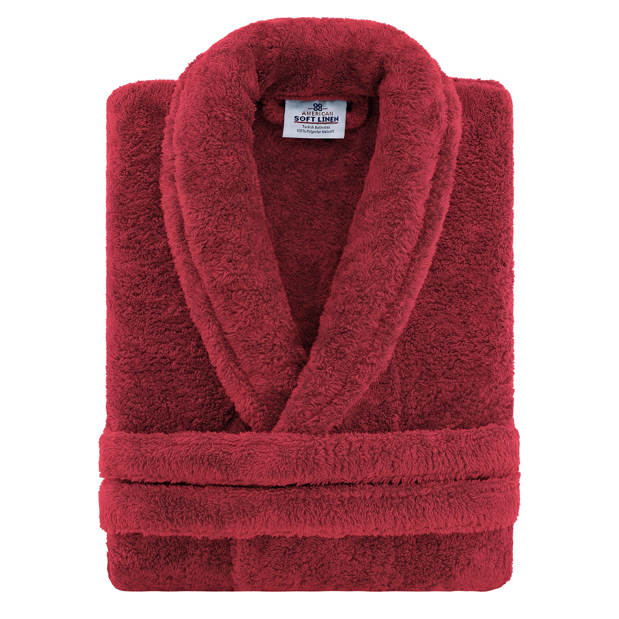 American Soft Linen Unisex Fleece Bathrobe, Super Soft, Absorbent and Fluffy - Wholesale
