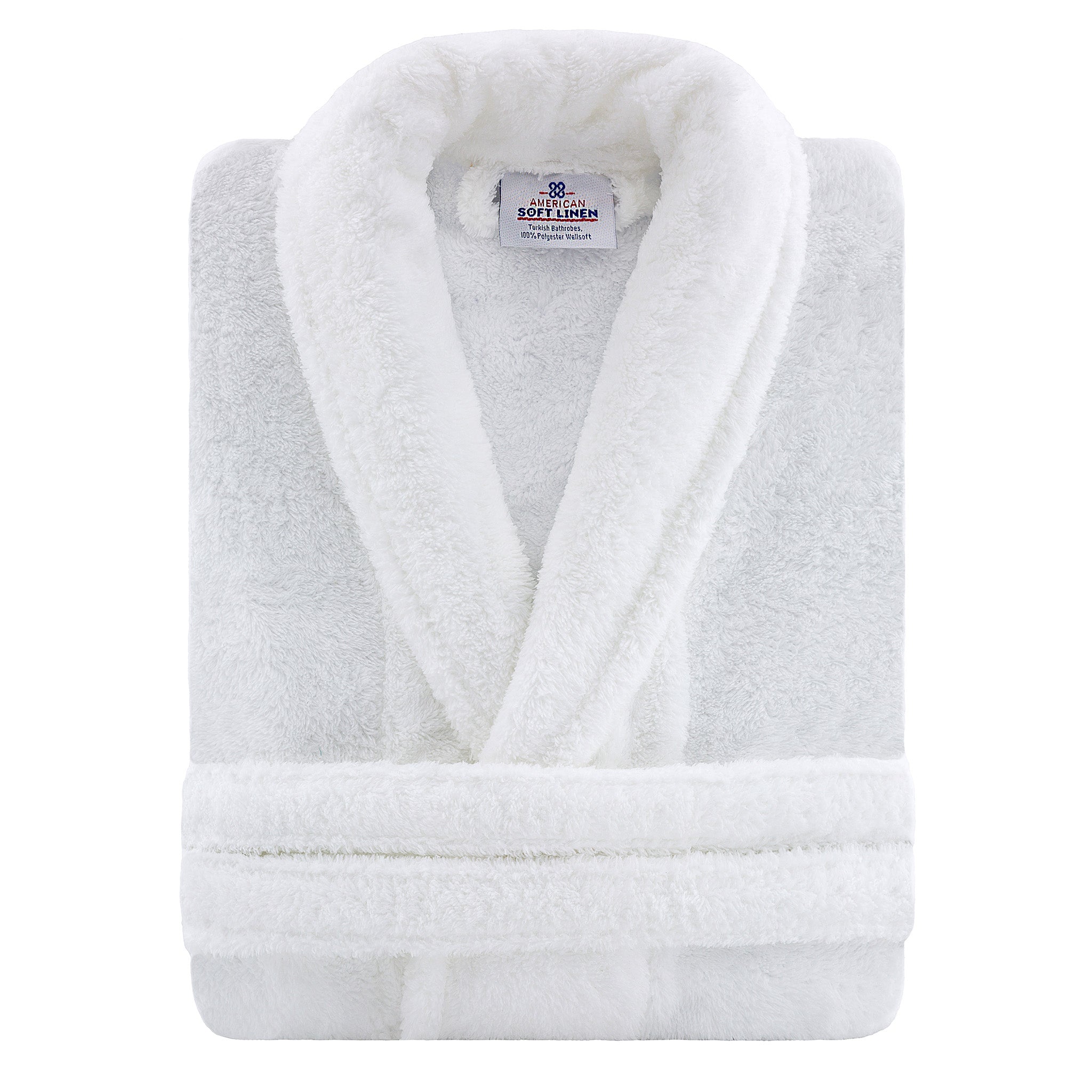 American Soft Linen Unisex Fleece Bathrobe, Super Soft, Absorbent and Fluffy - Wholesale