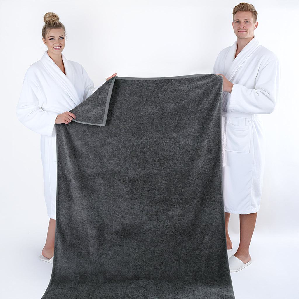40x80 Inch Premium Bath Sheet OVERSIZED 100% Ring Spun Cotton, Luxury, Maximum Softness, Extra Large Bath Towel