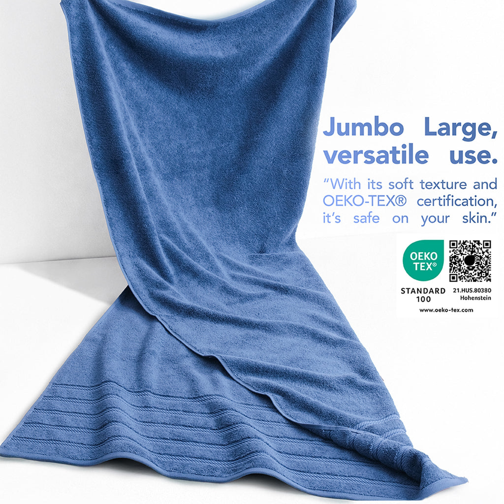 35x70 Inch Premium Bath Sheet JUMBO 100% Cotton Turkish Towels, Extremely Soft, Luxury,  Extra Large Bath Towel (BEST CHOICE)