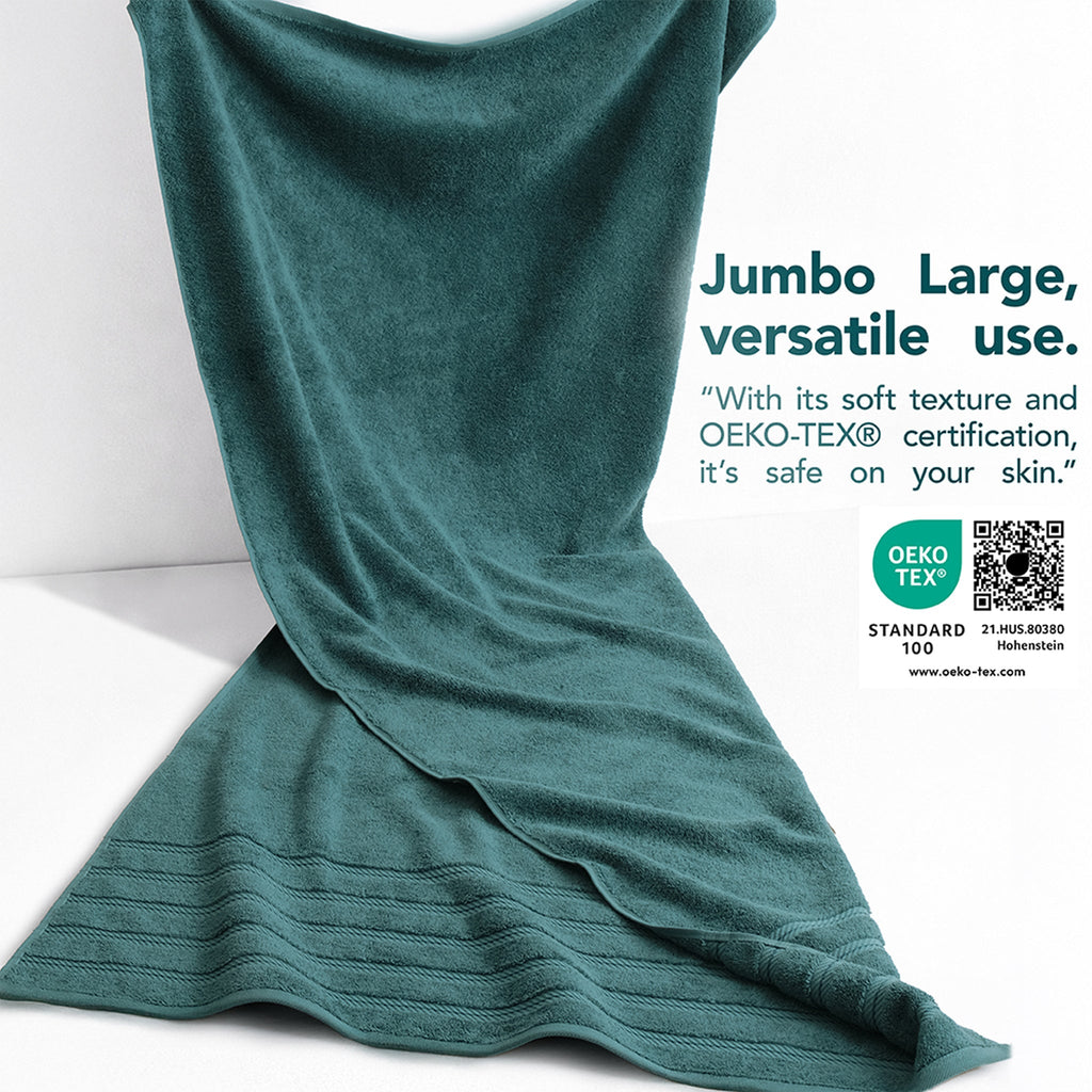 35x70 Inch Premium Bath Sheet JUMBO 100% Cotton Turkish Towels, Extremely Soft, Luxury,  Extra Large Bath Towel (BEST CHOICE)