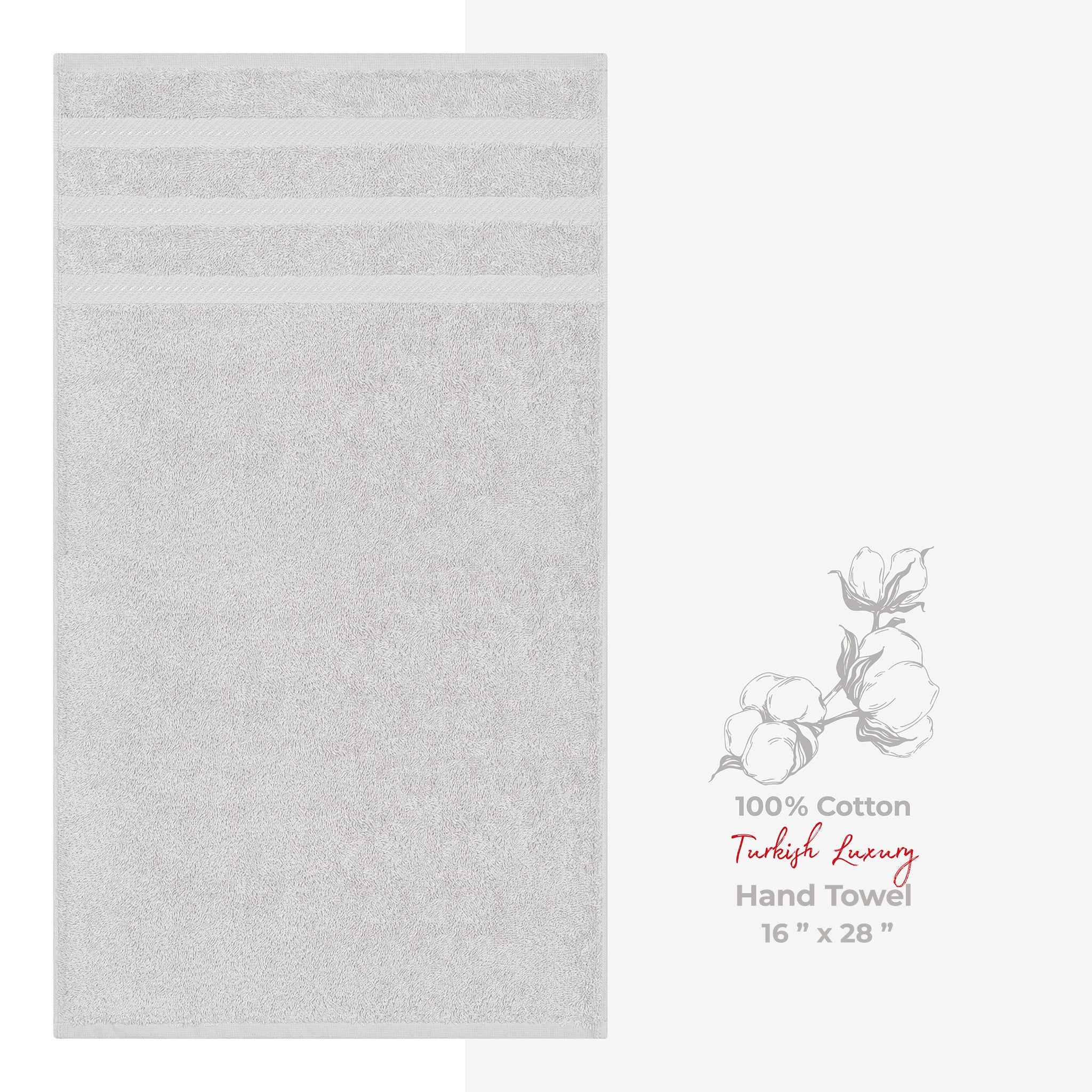 American Soft Linen Single Piece 100% Cotton Turkish Towels with 20 Different Colors, Create Your Set