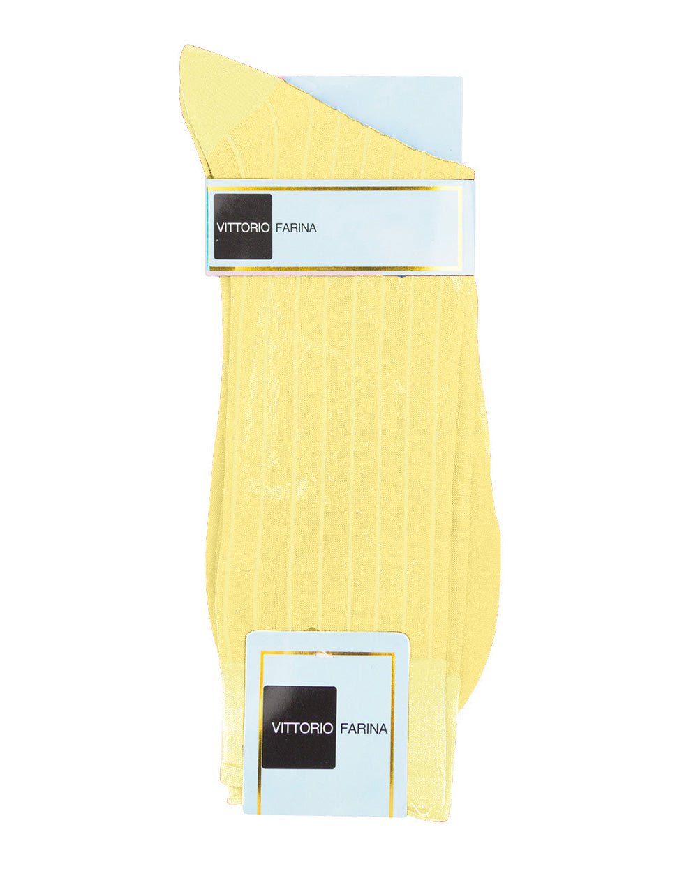 Vittorio Farina Men's Ribbed Shear Nylon Anklet Dress Socks