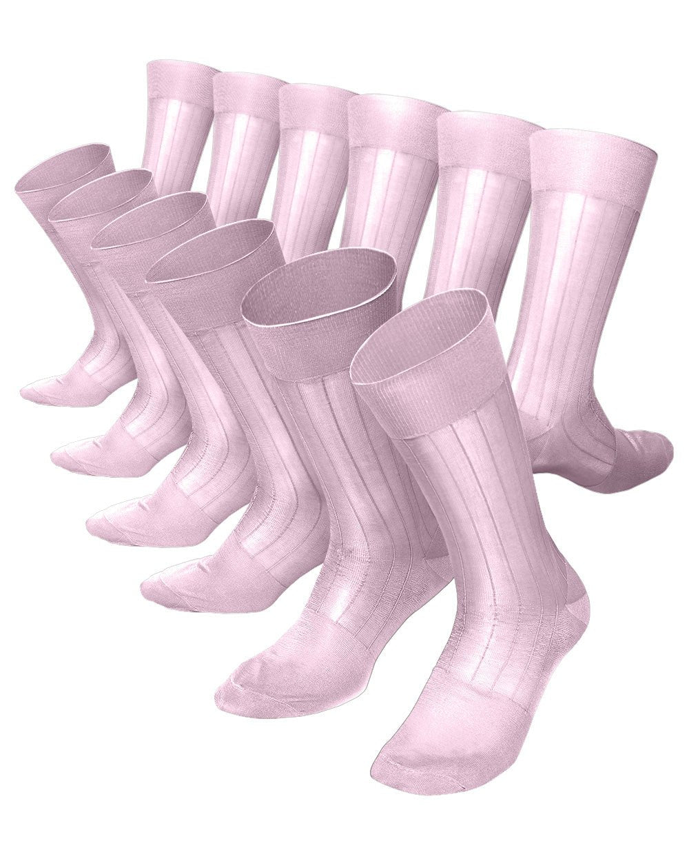 Vittorio Farina Men's Ribbed Shear Nylon Anklet Dress Socks