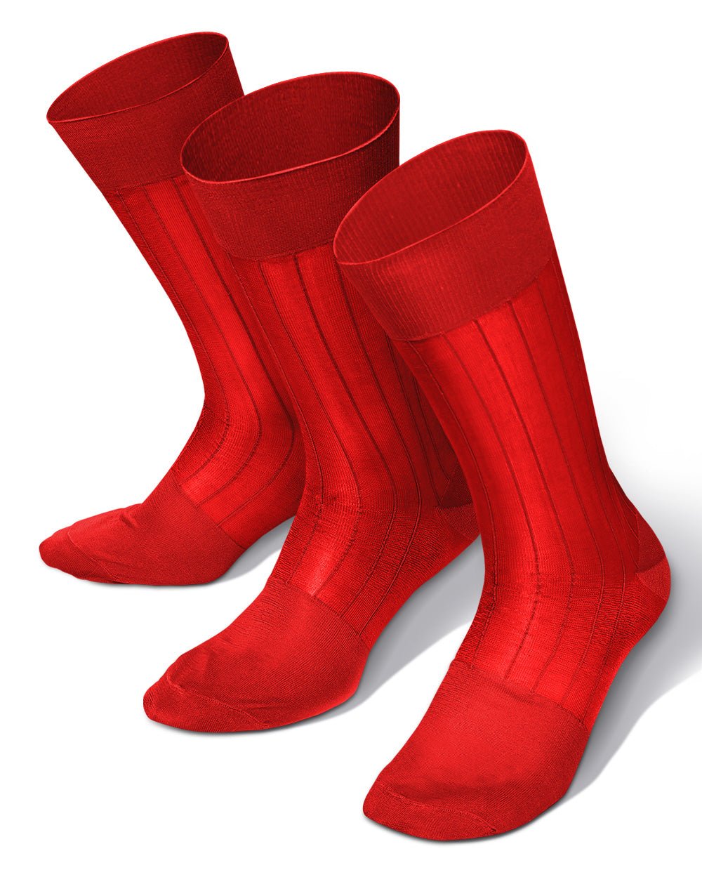 Vittorio Farina Men's Ribbed Shear Nylon Anklet Dress Socks