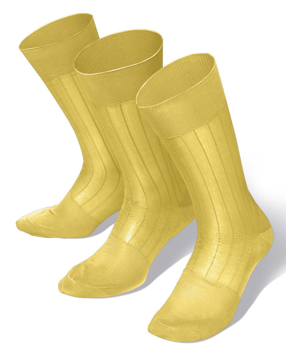 Vittorio Farina Men's Ribbed Shear Nylon Anklet Dress Socks