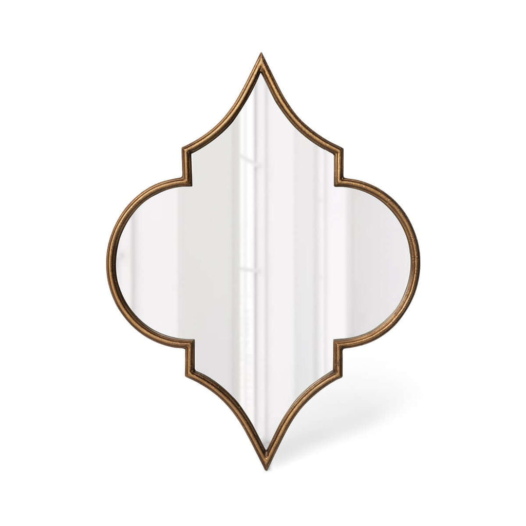 Antique Gold Moroccan Ogee Mirror