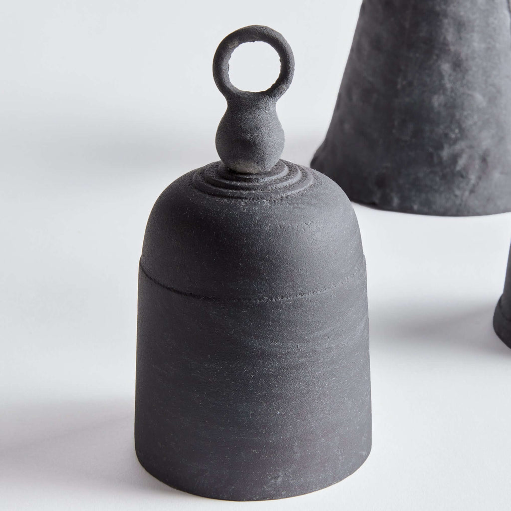 Antique Metal Bells with Weathered Zinc Finish (Set of 3)