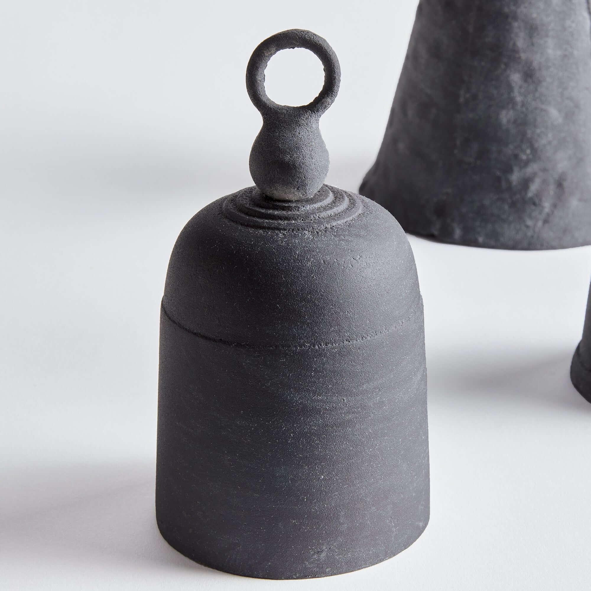 Antique Metal Bells with Weathered Zinc Finish (Set of 3)