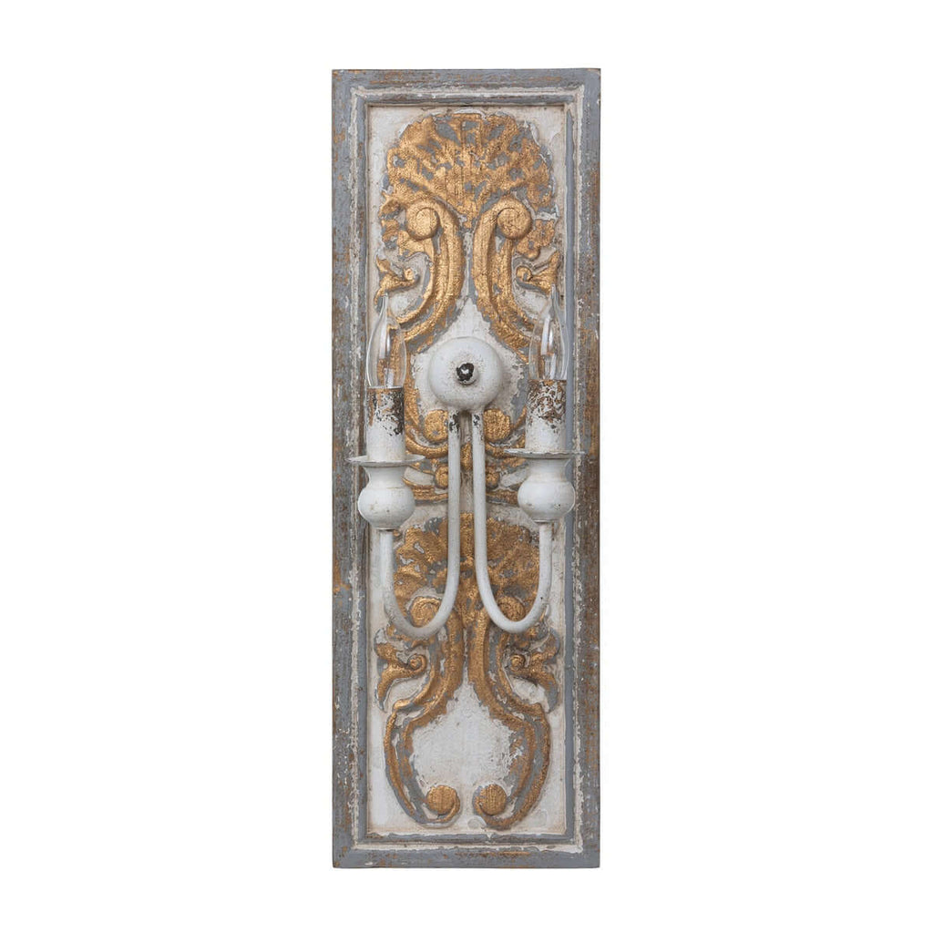 Antique French Country Wall Sconce Light