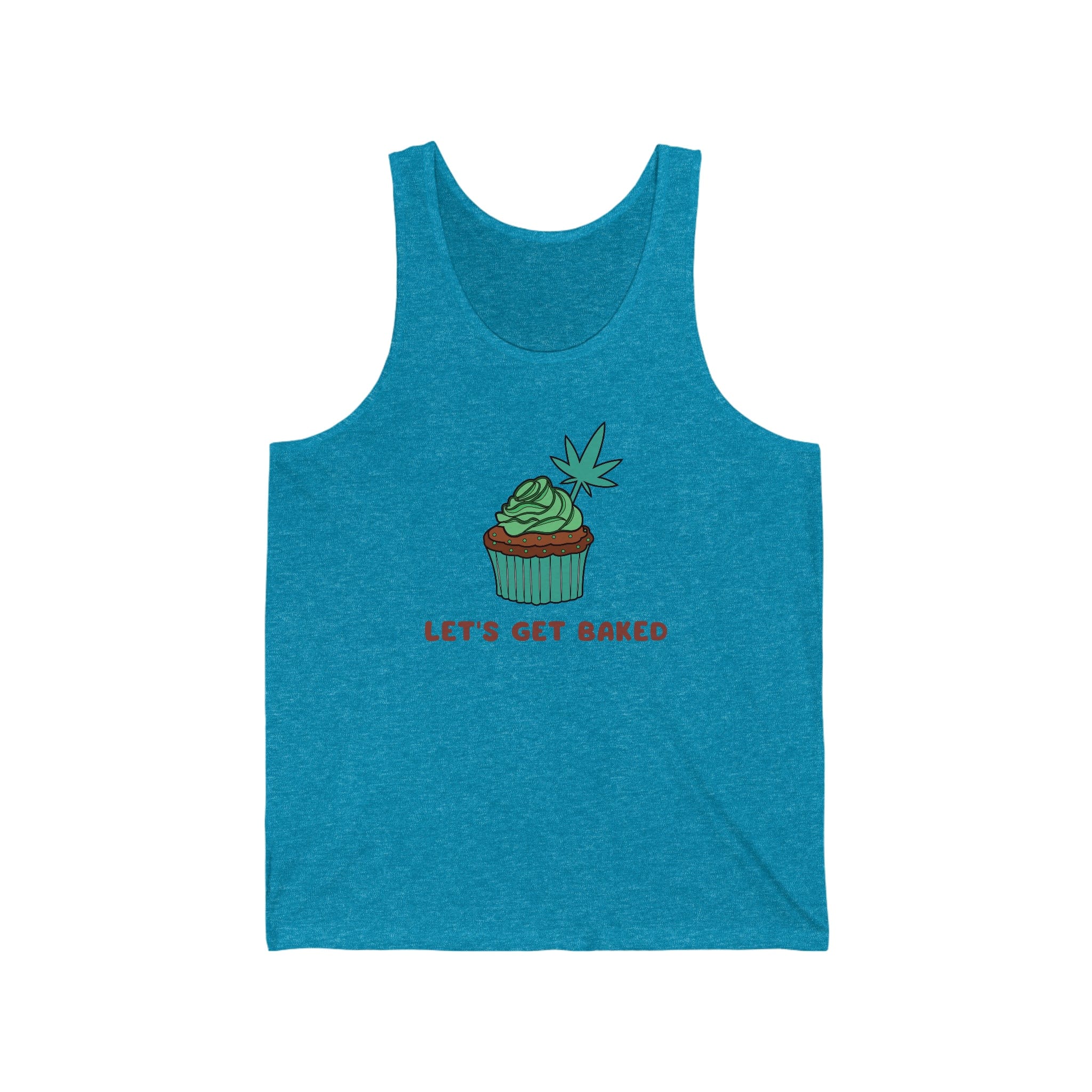 Let's Get Baked Cannabis Jersey Tank Top