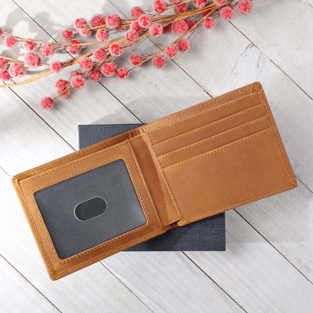 To the Best Dad We Love You Graphic Leather Wallet