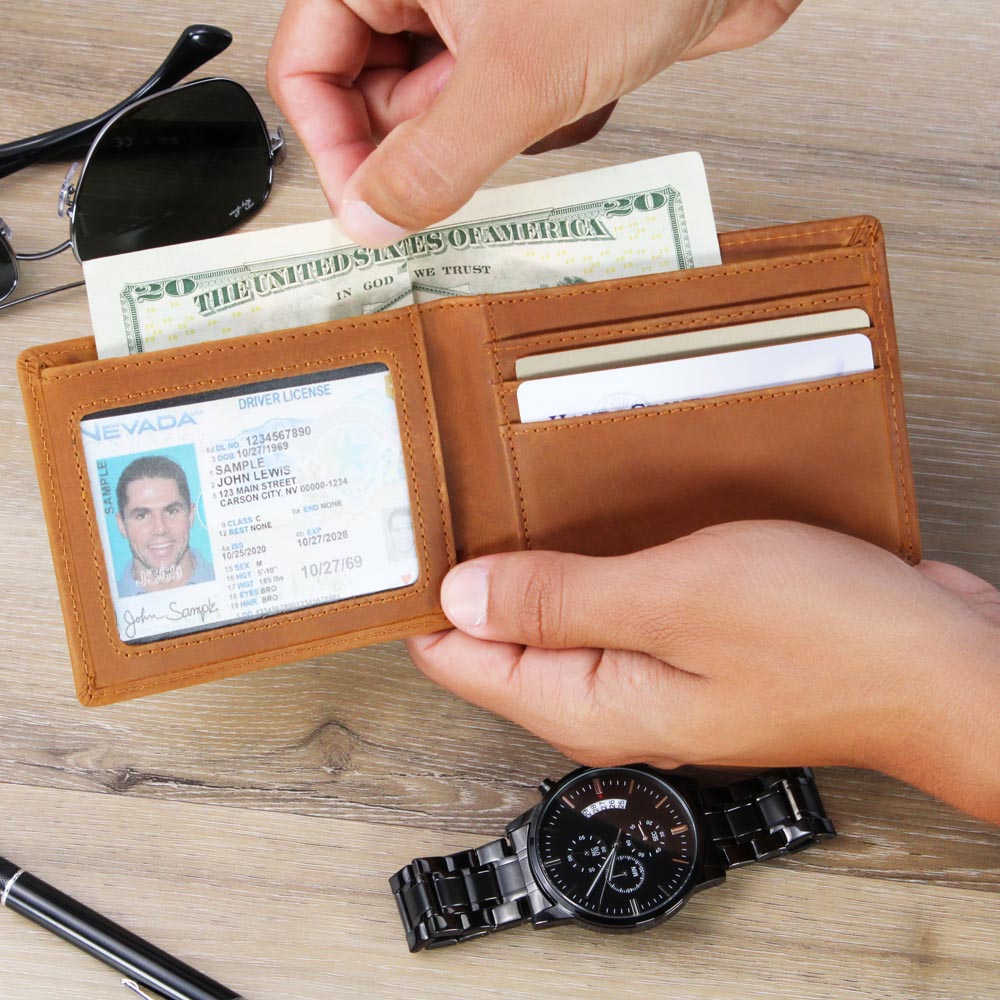 Child of the 70's Hippie Soul Graphic Leather Wallet