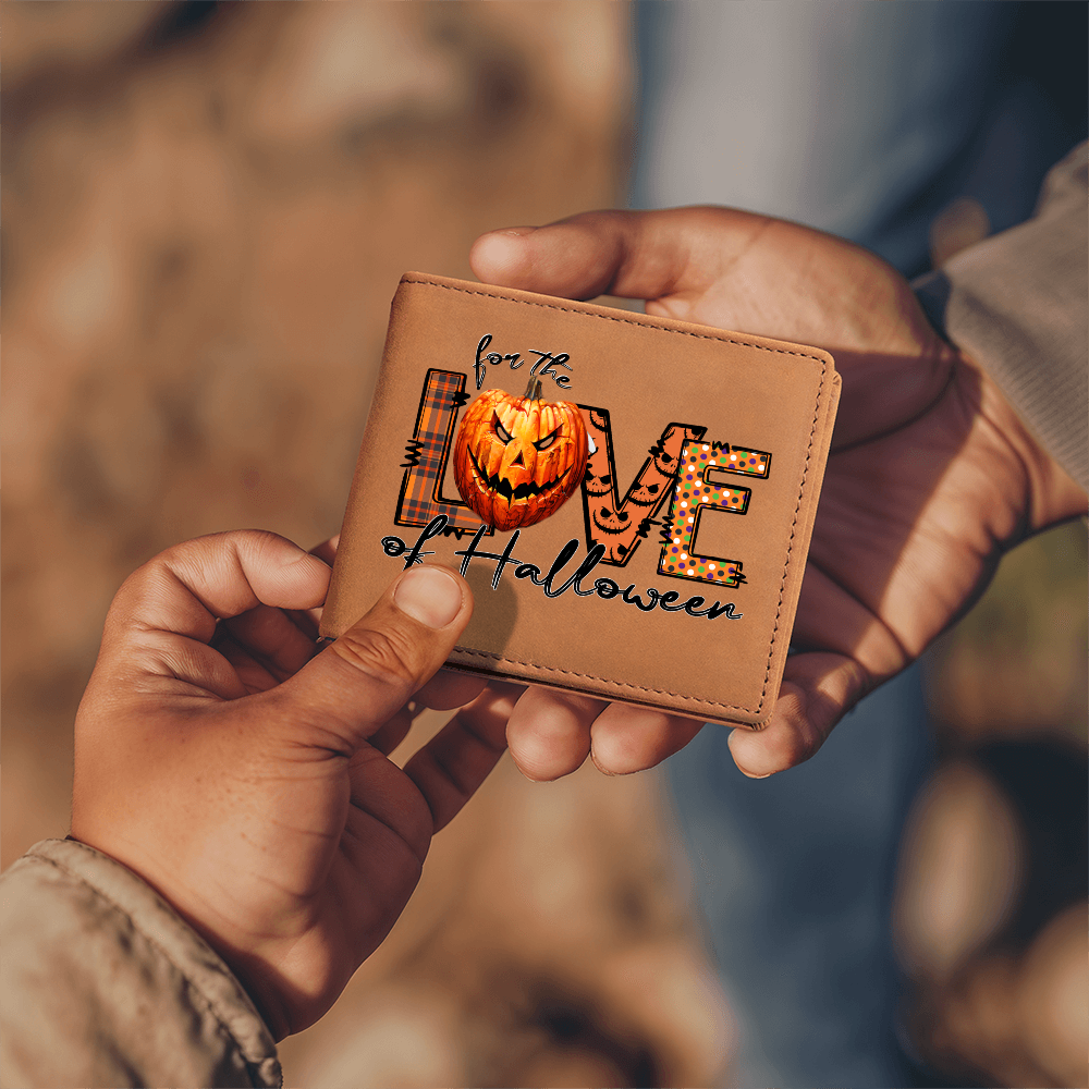 For the Love of Halloween Graphic Leather Wallet
