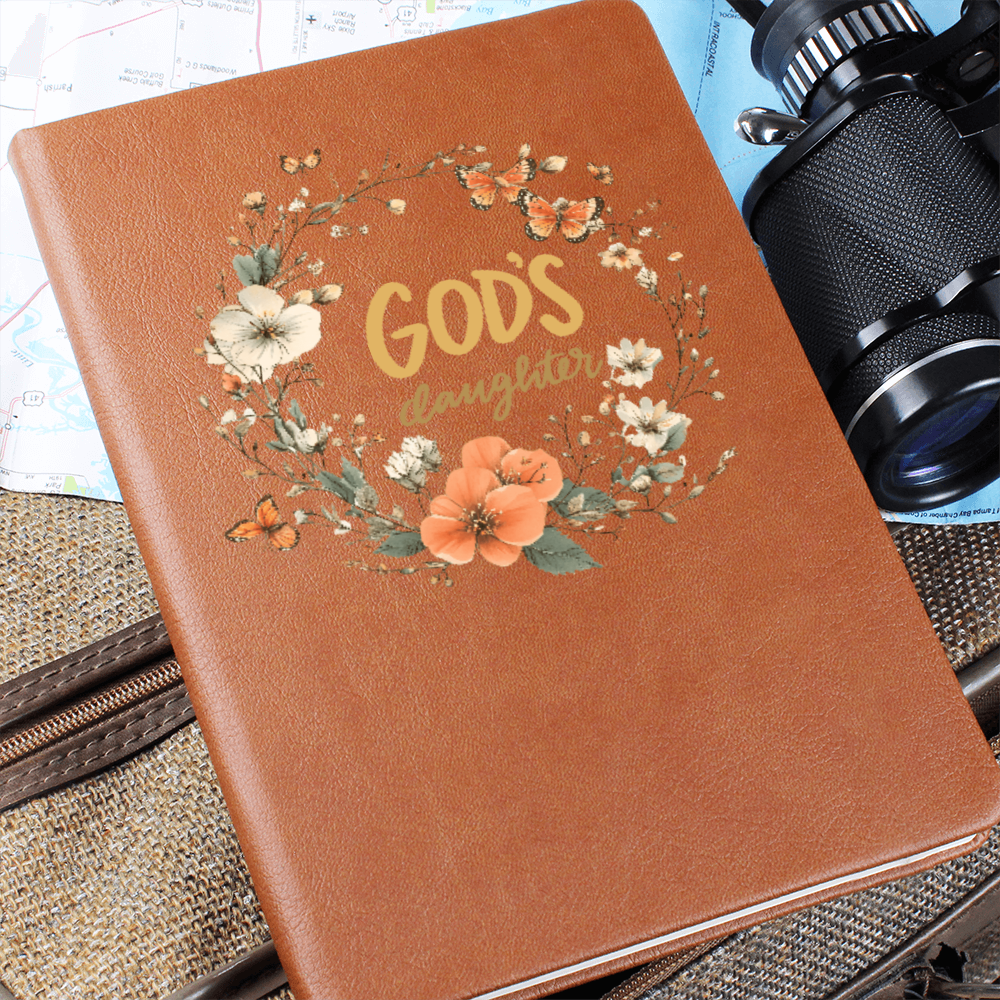 God's Daughter Faith Based Vegan Leather Graphic Journal
