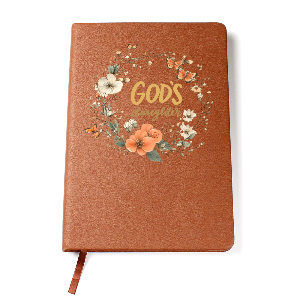 God's Daughter Faith Based Vegan Leather Graphic Journal