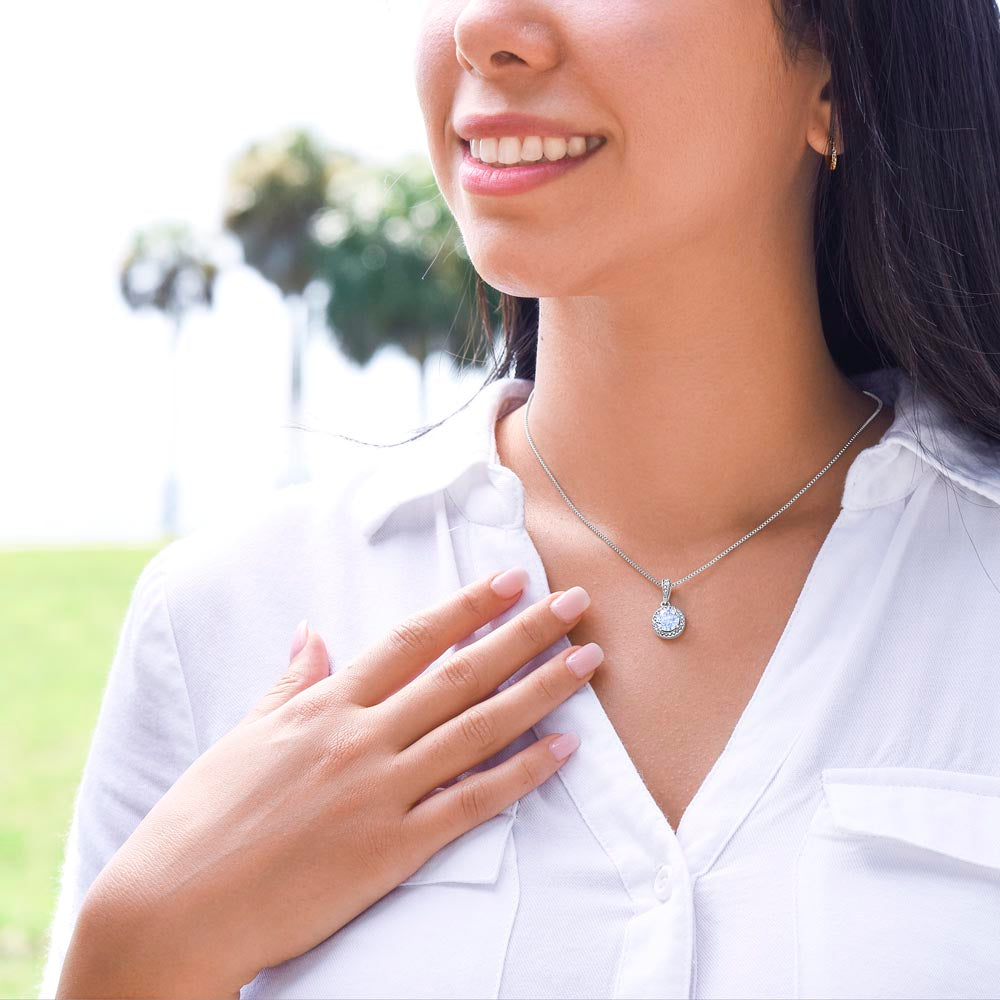 Mother's Day You Mean More than Diamonds with Eternal Hope Necklace
