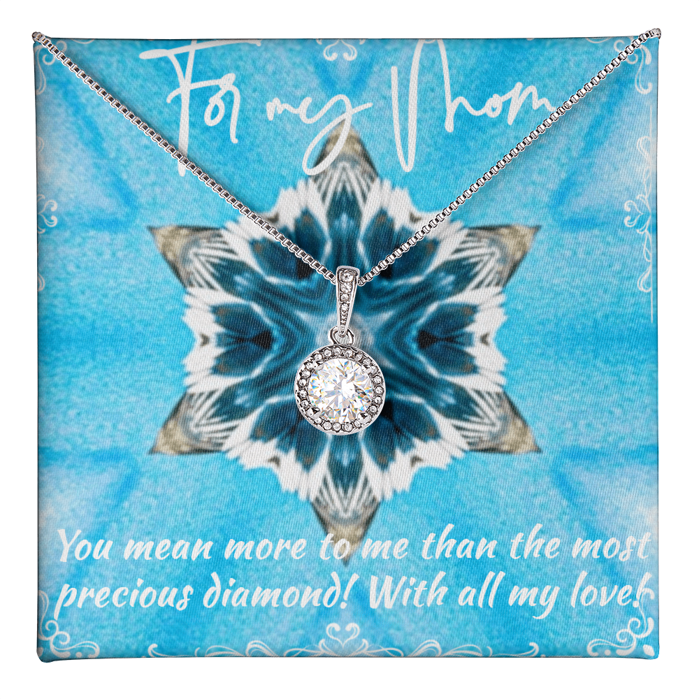 Mother's Day You Mean More than Diamonds with Eternal Hope Necklace