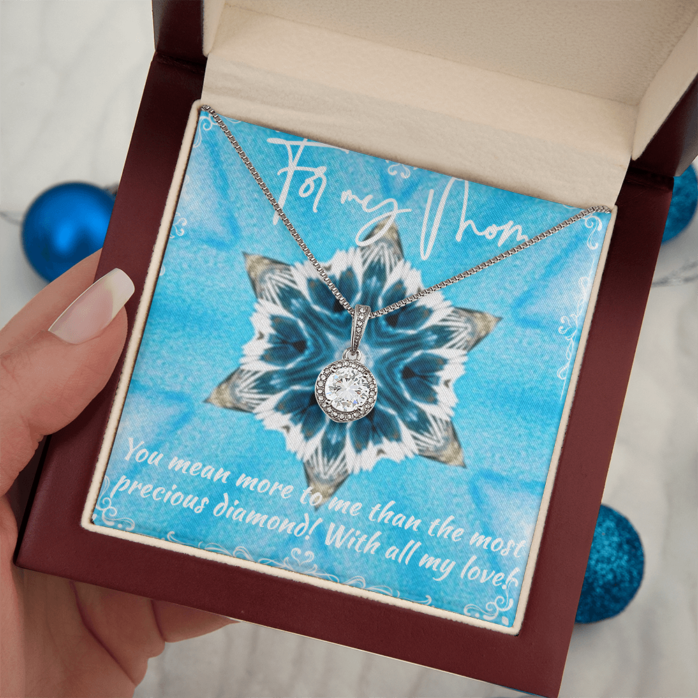 Mother's Day You Mean More than Diamonds with Eternal Hope Necklace