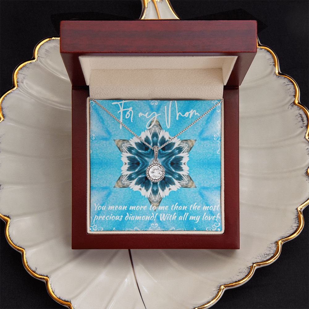 Mother's Day You Mean More than Diamonds with Eternal Hope Necklace