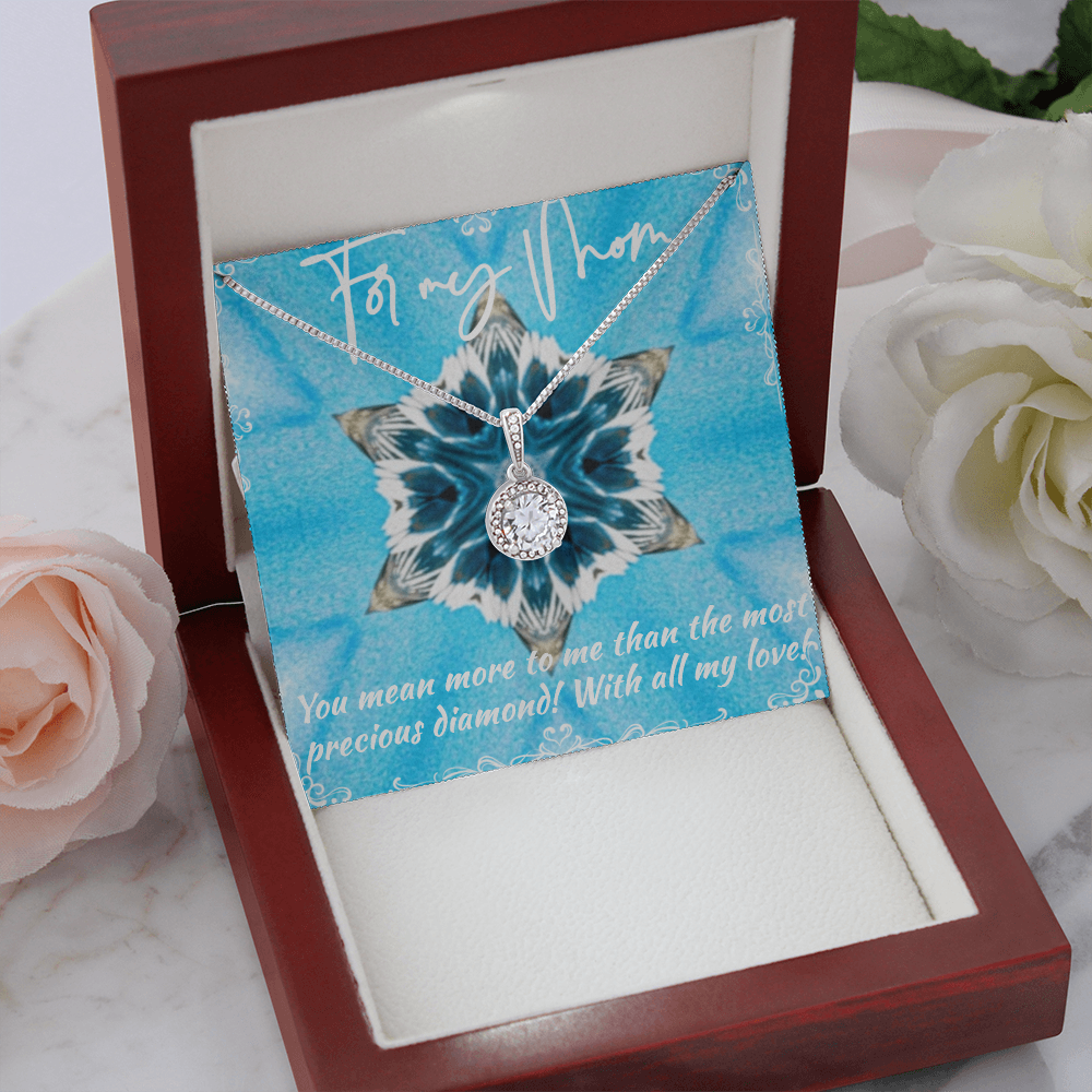 Mother's Day You Mean More than Diamonds with Eternal Hope Necklace
