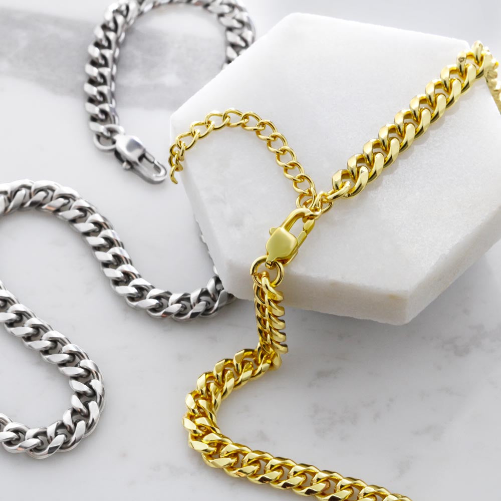 Happy Mother's Day DAD for being my Everything with Cuban Link Chain