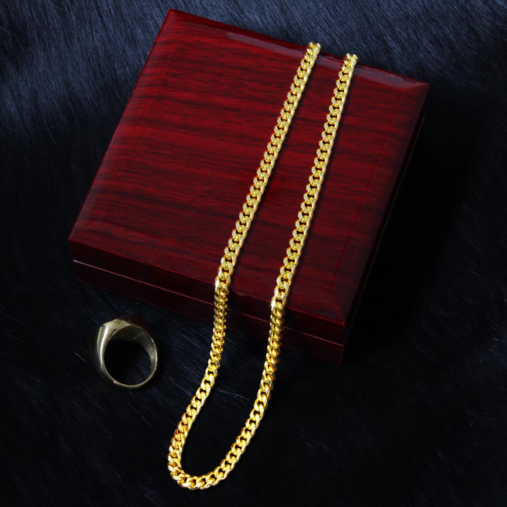 Happy Mother's Day DAD for being my Everything with Cuban Link Chain