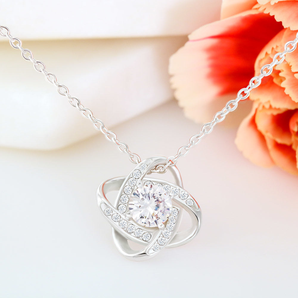 With All My Love Happy Mother's Day Love Knot Necklace