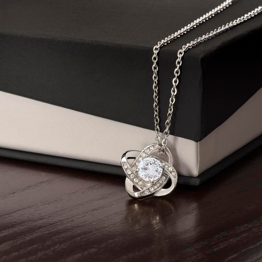 With All My Love Happy Mother's Day Love Knot Necklace