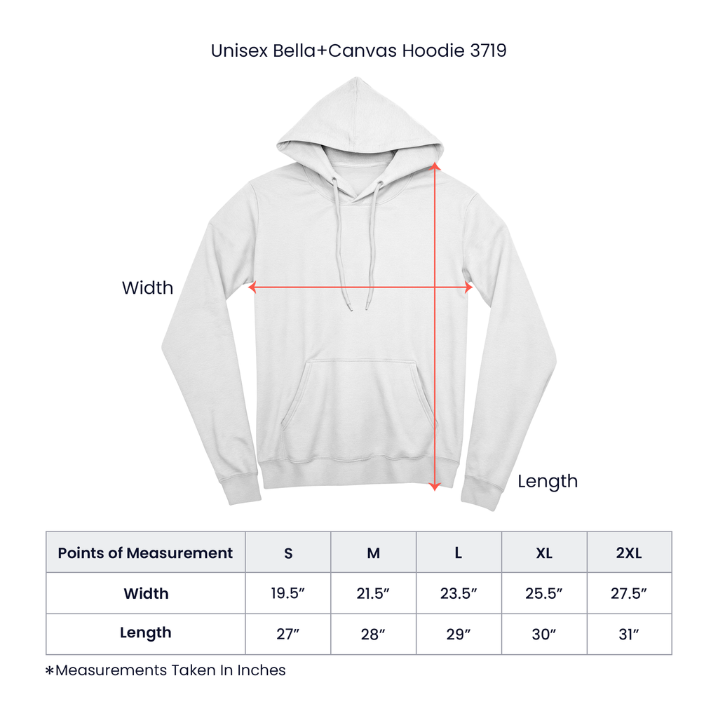 White Senior Twenty 26 Graduate Bella + Canvas 3719 Pullover Fleece Hoodie