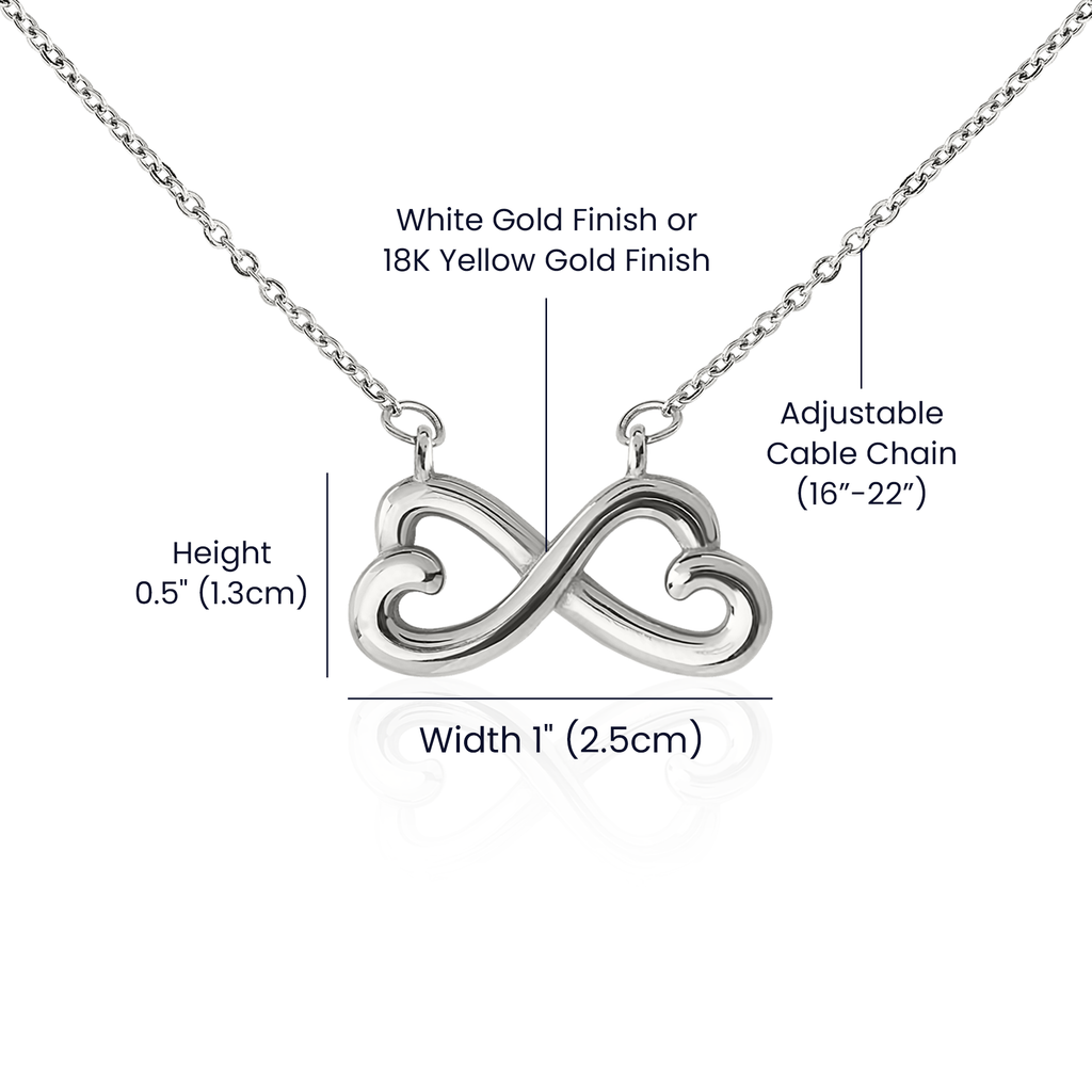 You Are My Forever and Ever Card with Endless Love Necklace and Gift Box