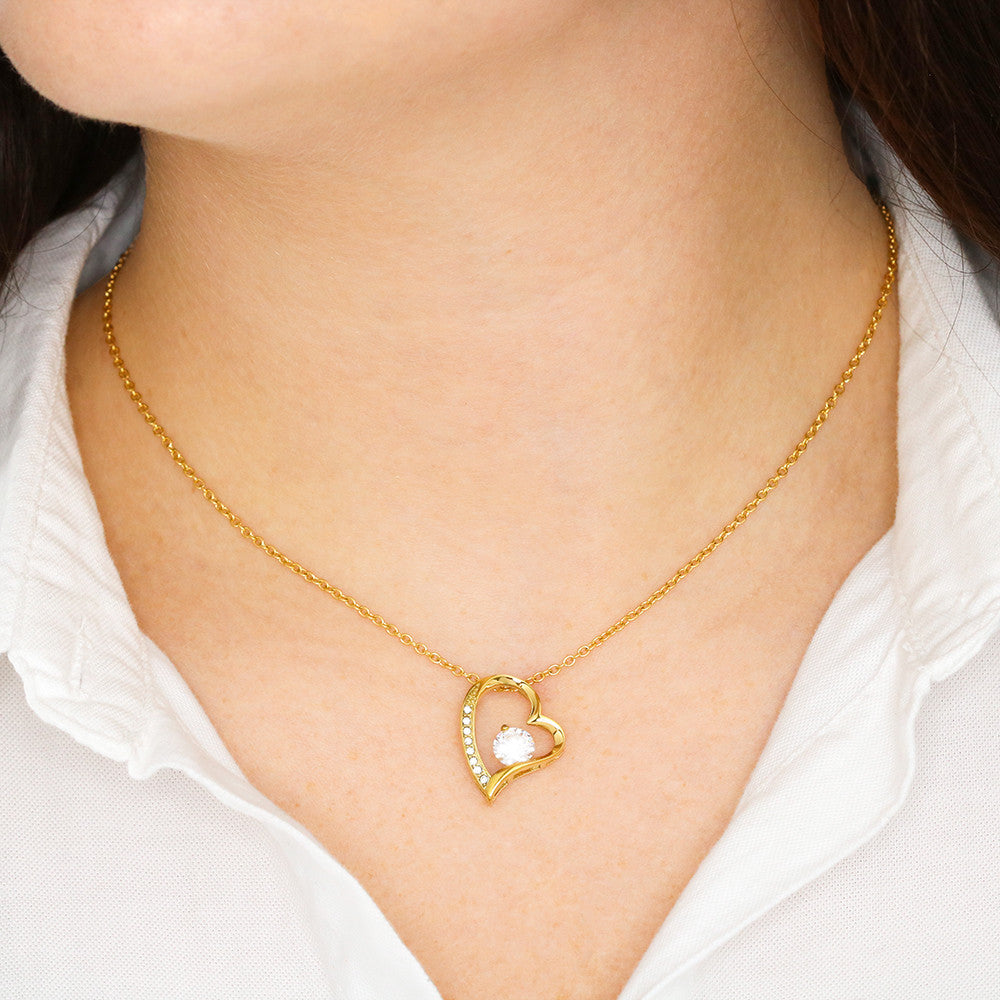 Winter Love Design Forever Love Necklace with Gift Box