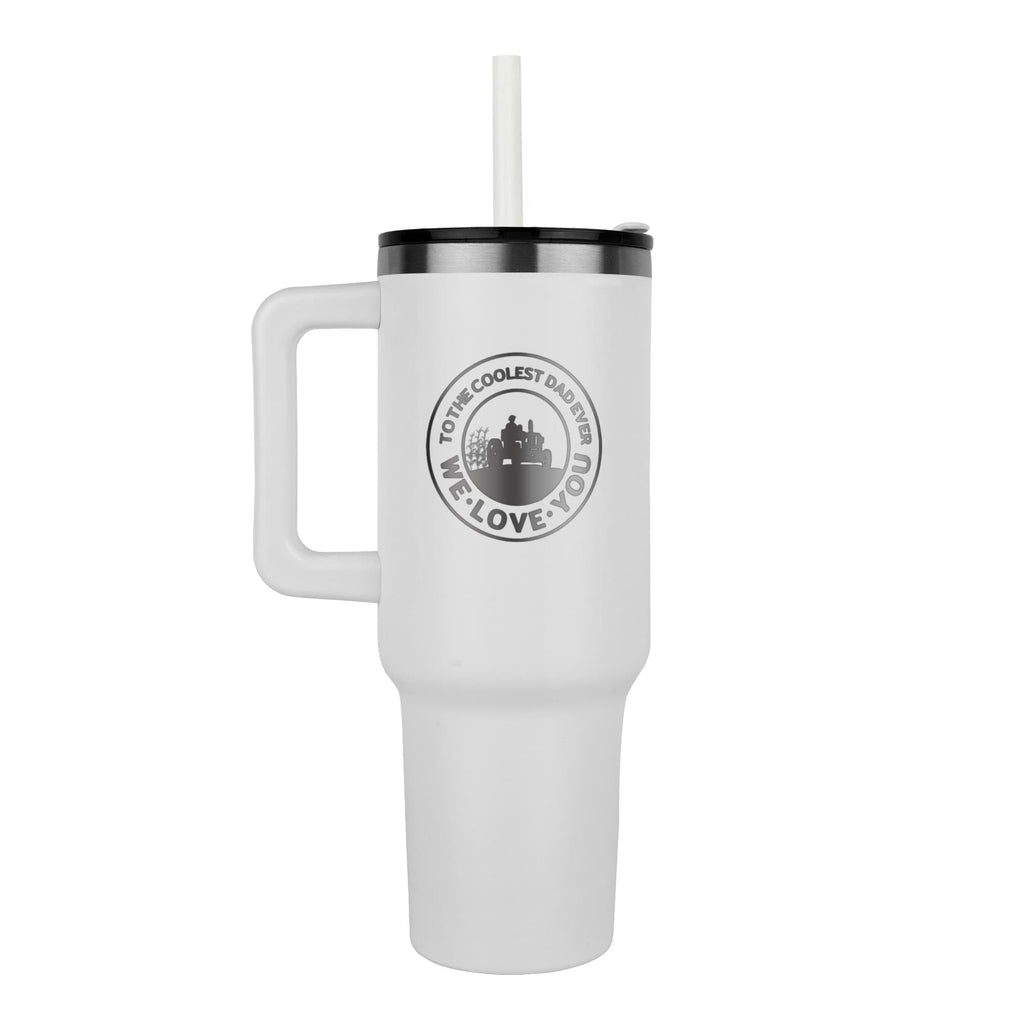 To the Coolest Dad Farmer Pinnacle 40 oz Tumbler