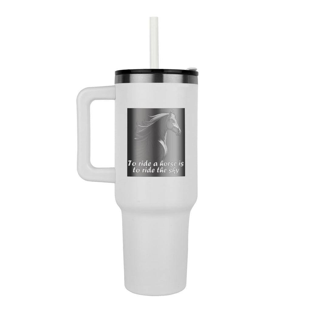 To Ride a Horse is to Ride the Sky Engraved 40 oz Tumbler