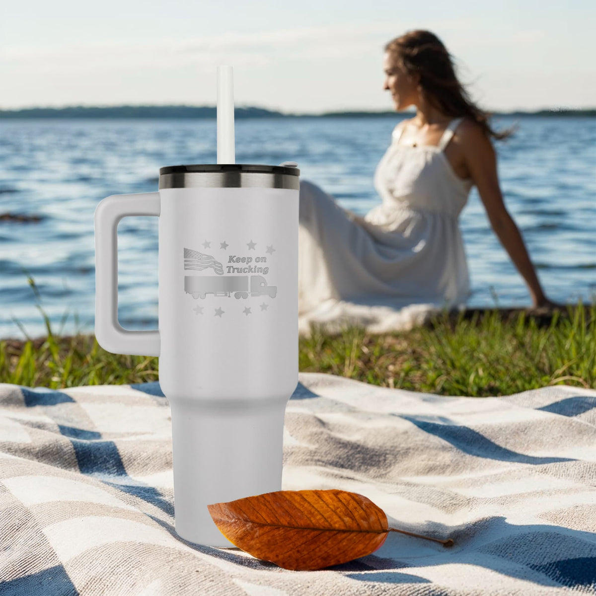 Keep on Trucking USA Pinnacle 40 oz Tumbler