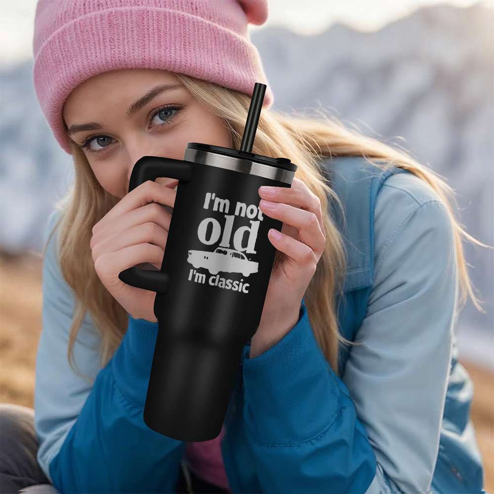 I'm Not Old I'm Classic Car Pinnacle 40oz Tumbler