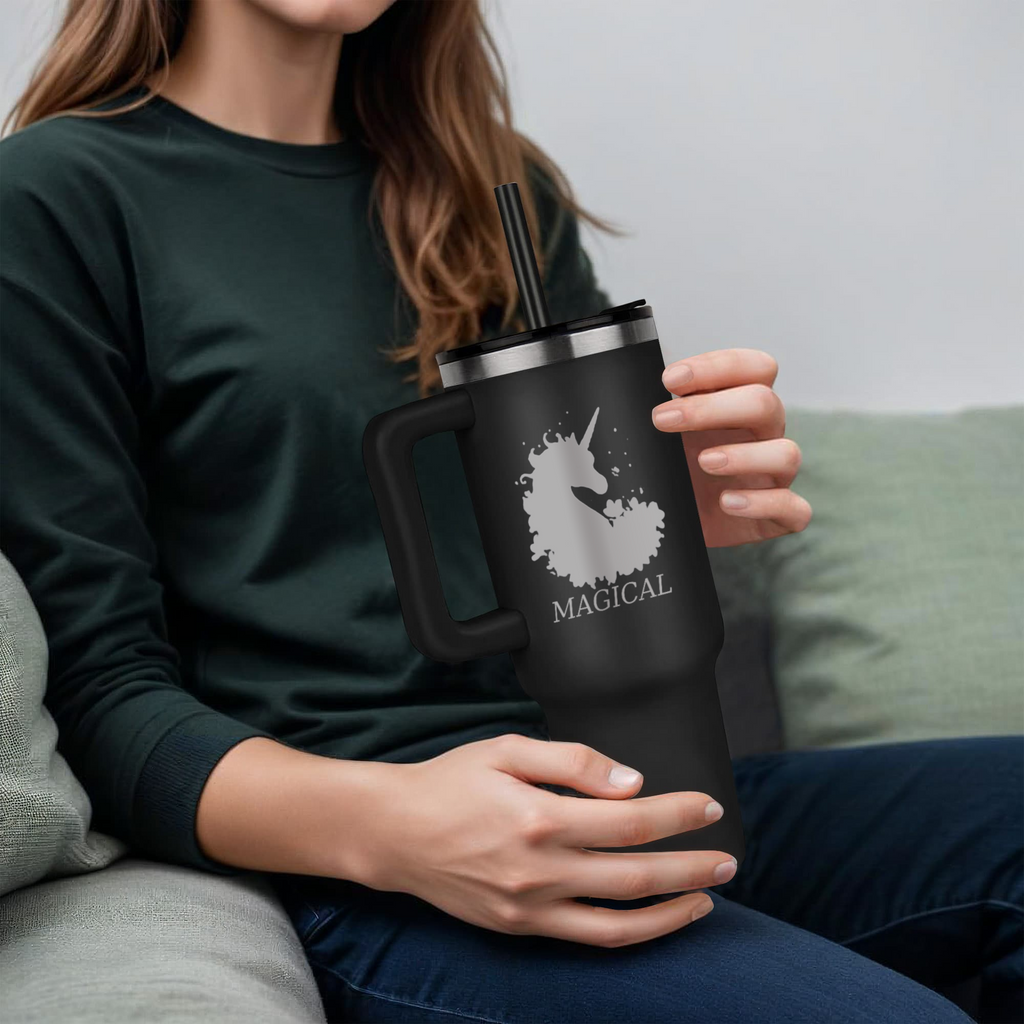 Magical Unicorn Engraved Pinnacle 40 oz Tumbler