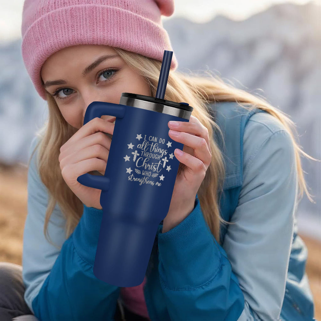 I Can Do All Things Through Christ Pinnacle 40 oz Tumbler