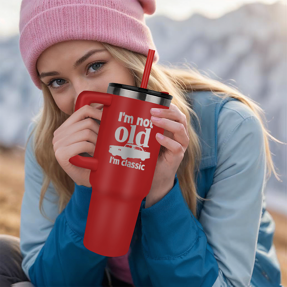 I'm Not Old I'm Classic Car Pinnacle 40oz Tumbler