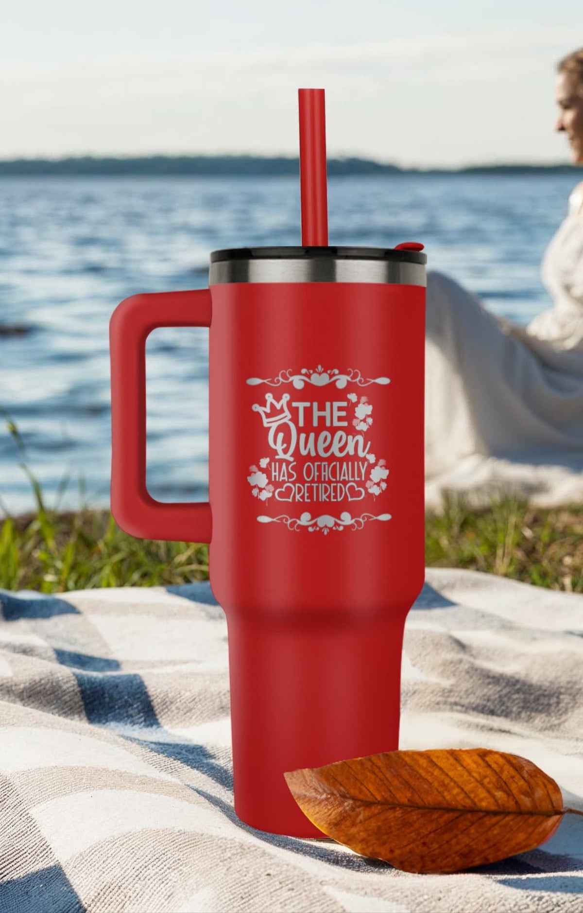 The Queen Has Officially Retired Pinnacle Engraved 40 oz Tumbler