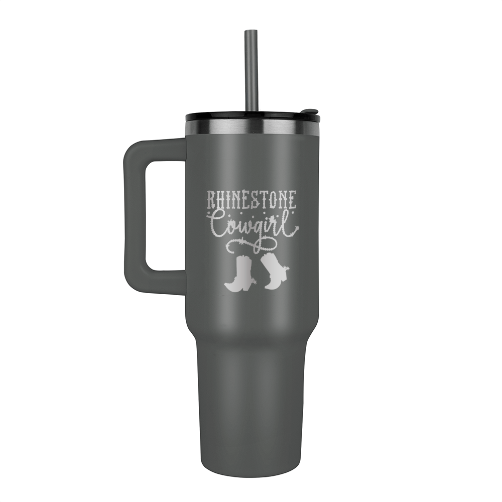 Rhinestone Cowgirl Boots Pinnacle 40oz Tumbler